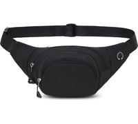 INF Sac banane étanche pour les activités de plein air Noir