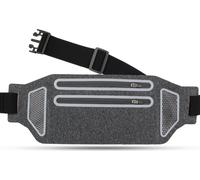 INF Sac banane ultra fin avec double fermeture éclair Gris