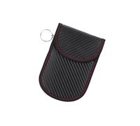 INF Sac de protection RFID pour clés de voiture, étui pour clés de voiture sans clé avec protection RFID, sac pour clés avec bloqueur de signal, noir
