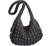 INF Sac léger en nylon matelassé avec rembourrage d'épaule. Le noir