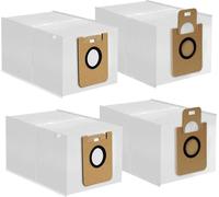 INF Sacs d'aspirateur pour Dreame D10 Plus RLS3D, Non-tissé, Lot de 4