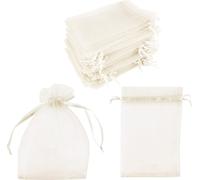INF Sacs organza paquet de 100 Crème