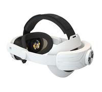 INF Sangle de Tête Réglable Compatible avec Meta Quest 3S - Bandeau Confortable pour Casque VR Blanc