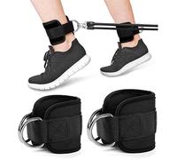 INF Sangles de cheville Fitness Sangle de cheville Kickbacks Le noir