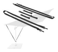 Ensemble de sangles de fixation pour parasol pour une stabilité coupe-vent