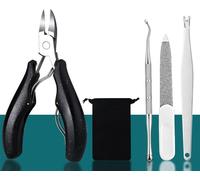 INF Set de coupe-ongles en acier inoxydable pour les ongles incarnés des pieds