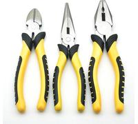 INF Set de pinces 15cm en acier au carbone: Poignées PVC, 3 pièces