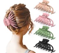 INF Set de pinces à cheveux, 4 pièces Multicolore