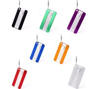 INF Set d'étiquettes à bagages 7 pièces Multicolore