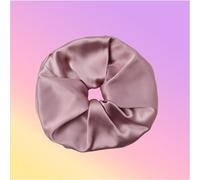 INF Silk élastique à cheveux 19 Momme 9 cm - Accessoire cheveux fins Rose