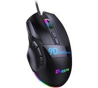 INF Souris Gaming RGB Filaire 9 Boutons - Performance et Style pour Joueurs