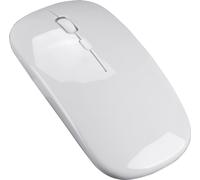 INF Souris sans fil 2.4G - Souris d'ordinateur optique silencieuse blanche