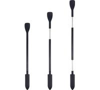 INF Spatule en silicone double face avec brosse noire