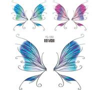 INF Sticker papillon 5 feuilles