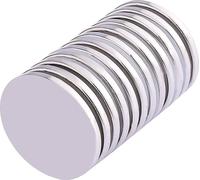INF Strong disc magnets 10-pack Silver 2 cm