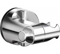 INF Support de pommeau de douche à ventouse réglable - Finition argentée