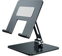 INF Support de tablette pliable en acier au carbone Gris