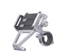 INF Support de téléphone portable pour vélo rotation à 360 degrés Argent