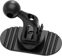 INF Support de téléphone voiture rotatif 3e génération en ABS noir avec crochet pour câble, fixation adhésive 3M, 1 pièce
