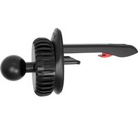 INF Support de voiture noir en ABS avec crochet extensible pour grille d'aération 17x9x4.2cm
