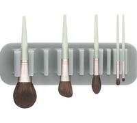 INF Support mural pour pinceaux de maquillage en silicone Gris