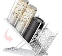 INF Support Tasses Démontable en Métal Blanc - Rangement Cuisine/Bureau