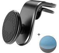INF Support Téléphone Voiture Magnétique Rotation 360° Le noir