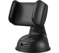 INF Support voiture à ventouse noir ABS pour téléphone 3.5-7.2 pouces