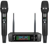 INF Système de microphone sans fil avec chargeur et protection contre l'effet Larsen