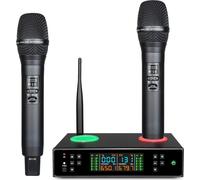 INF Système professionnel de microphones sans fil avec protection contre l'effet Larsen