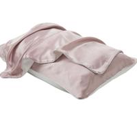 INF Taie d'oreiller 100% soie de mûrier Rose