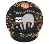 INF Tapis de souris avec support de poignet ergonomique Multicolore