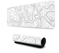 INF Tapis de souris de grande taille Blanc S