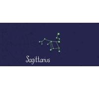 INF Tapis de souris Sagittaire : Caoutchouc, 80x30cm, Antidérapant pour Bureau