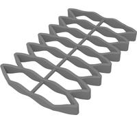 INF Tapis de table de cuisine isolant - Silicone gris résistant à la chaleur