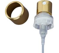INF Tête de pulvérisation pour flacon de parfum 02-15 Taille du col Capuchon en plastique avec capuchon intérieur Or