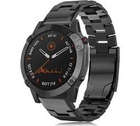 INF Titanium strap for Garmin Fenix 7X/6X/5X - quick release, 26 mm, black