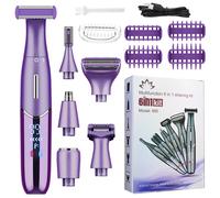 INF Tondeuse à cheveux 5-en-1 pour femmes : Coupe précise et douce Violet