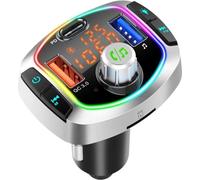 INF Transmetteur FM et chargeur de voiture avec LED