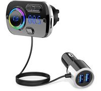 INF Transmetteur FM sans fil pour la voiture Bluetooth 5.0 QC3