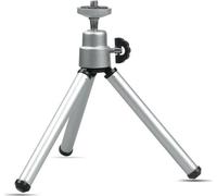 INF Trépied compact en métal pour smartphones et projecteurs Argent