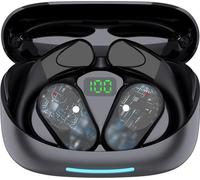 INF TWS Casque sans fil Bluetooth : Construction ouverte, confortable, 2 pièces Noir