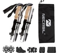 INF Ultralight walking stick bâton de marche 5 parties 1 paire