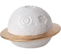 INF Urne funéraire en céramique dorée pour animaux de compagnie, souvenir Blanc