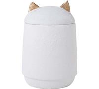 INF Urne funéraire pour chat et chien en ciment avec double anse Blanc
