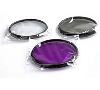 INF UV CPL FLD lens filter for digital SLR cameras - 3 pieces black 52 mm