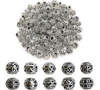 INF Vintage Alloy Spacer Beads for DIY jewellery making - 10pcs