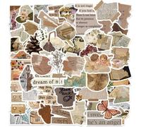 INF Vintage Stickers DIY 52-pack Multicolore