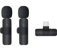 INF Wireless Dual Lapel Microphone - Type-C pour l'enregistrement et la diffusion en direct