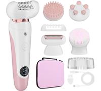 INF Women's 5-in-1 Electric Shaver for Women for Hair Removal Pink (rasoir électrique pour femmes 5 en 1 pour l'épilation)